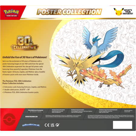 Pokémon TCG: 30th Celebration - Poster Collection