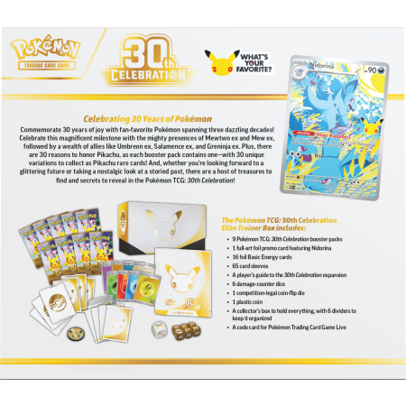 Pokémon TCG: 30th Celebration - Elite Trainer Box