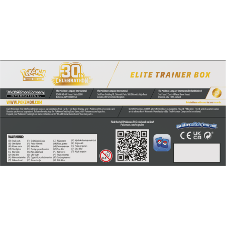 Pokémon TCG: 30th Celebration - Elite Trainer Box