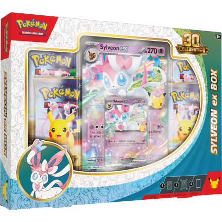 Pokémon TCG: 30th Celebration - Ex Box - Sylveon ex