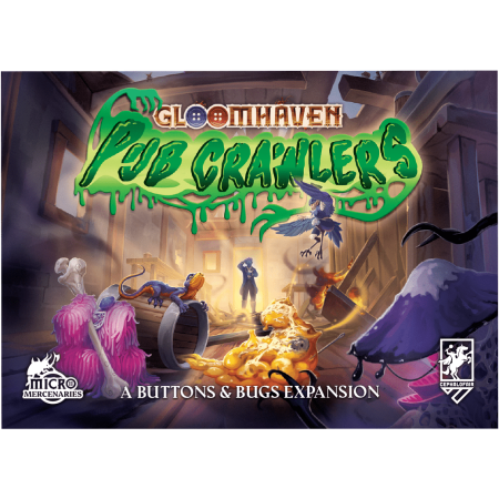 Gloomhaven: Buttons & Bugs - Pub Crawlers + The Flames of Ashtar + promo card